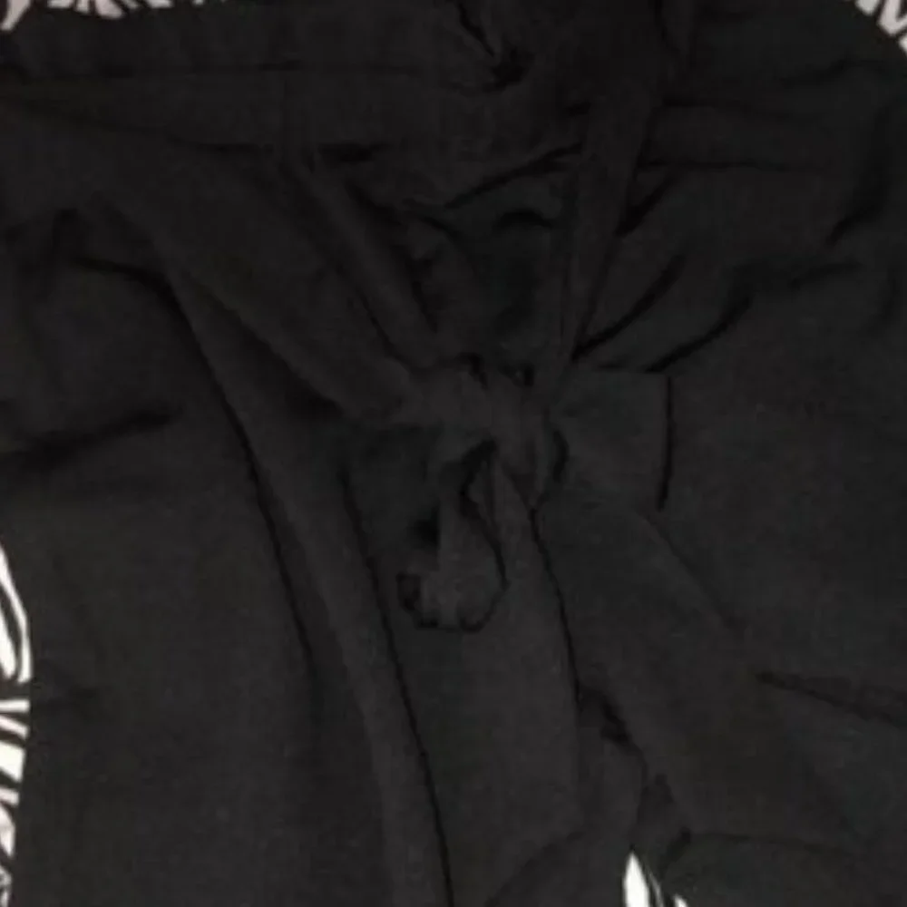 Work Chic Black belted skinny Paper bag pants - Picture 9 of 11
